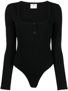 Courrèges body à logo brodé - Noir