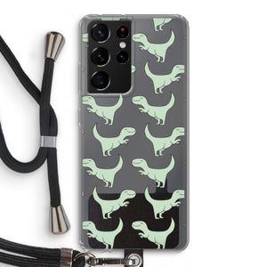 Dinos: Samsung Galaxy S21 Ultra Transparant Hoesje met koord