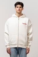 Equalité Painting Oversized Full Zip Hoodie Heren Gebroken Wit - Maat XS - Kleur: Wit | Soccerfanshop