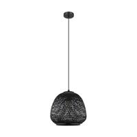 EGLO Dembleby 1 - Hanglamp - E27 - Ø 32 cm - Zwart