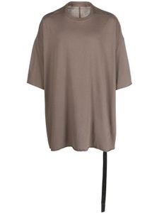 Rick Owens DRKSHDW t-shirt à ourlet à lien de resserrage - Vert