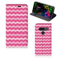 LG G8s Thinq | Hoesje met Magneet | Waves Pink