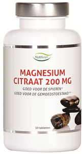 Nutrivian Magnesium Citraat 200mg Tabletten
