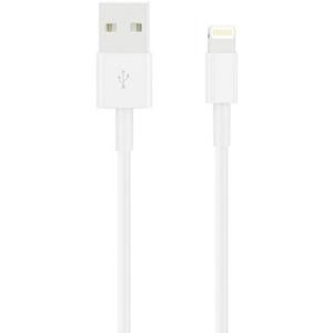 Apple iPad/iPhone/iPod Aansluitkabel [1x USB-A 2.0 stekker - 1x Apple dock-stekker Lightning] 2.00 m Wit