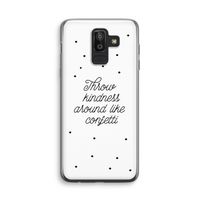 Confetti: Samsung Galaxy J8 (2018) Transparant Hoesje