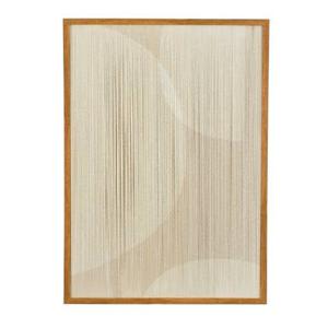 Mica Decorations Muurdecoratie Cirkel - L50 x B60 x H3 cm - Beige