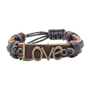 Leren Armband "Love"