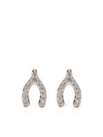 Adina Reyter boucles d'oreilles en or 14ct pavées de diamants