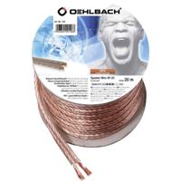 Oehlbach 106 Luidsprekerkabel 2 x 2.5 mm² Transparant 20 m