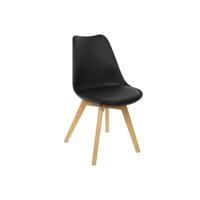Stoel DKD Home Decor Zwart 48 x 55 x 83 cm