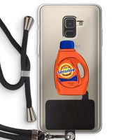 Ultra Sensitive: Samsung Galaxy A8 (2018) Transparant Hoesje met koord