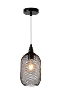 Lucide Mesh hanglamp 15cm 1x E27 zwart