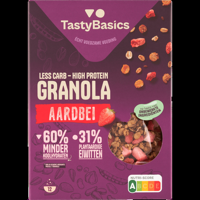 TastyBasics Low Carb High Protein Granola Aardbei bij Jumbo