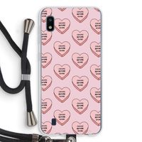 Chicks before dicks: Samsung Galaxy A10 Transparant Hoesje met koord