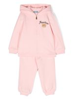 Moschino Kids pantalon de jogging à logo imprimé - Rose