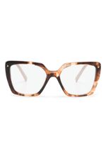 Prada Eyewear lunettes de vue rectangulaires - Rose - thumbnail