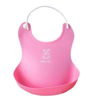 Baby peuter waterdichte siliconen BIB zuigelingen voeden lunch Roll-up schort (Rose rood) Baby peuter waterdichte siliconen BIB zuigelingen voeden lunch Roll-up schort (Rose rood)