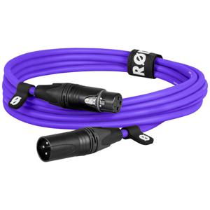 Rode XLR3M-PU XLR Verbindingskabel 3 m Lila