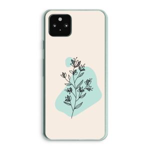 Violets are blue: Google Pixel 5a 5G Transparant Hoesje
