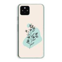 Violets are blue: Google Pixel 5a 5G Transparant Hoesje