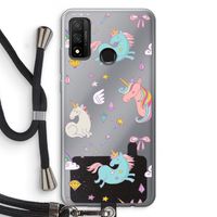 Fantasiewereld: Huawei P Smart (2020) Transparant Hoesje met koord