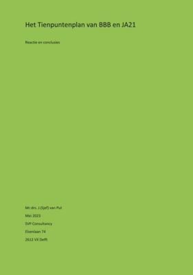 Het Tienpuntenplan van BBB en JA21 (Paperback)