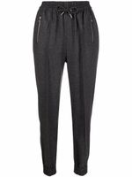 Ermanno Scervino pantalon en laine vierge à lien de resserrage - Gris