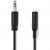 Nedis CAGP22550BK02 stereo audiokabel 3.5mm male - 6.35 mm female 0.2 m
