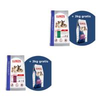 Lukos probeerpakket - met gevogelte en met eend - premium hondenvoer Medium: 3 kg + 3 kg