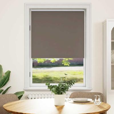 VidaXL Rolgordijn verduisterend 80 x 175 cm koffiebruin