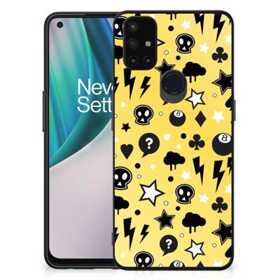 Telefoonhoesje OnePlus Nord N10 5G Punk Geel