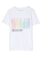 Stella McCartney Kids t-shirt à logo imprimé - Blanc - thumbnail