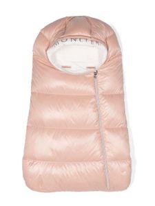 Moncler Enfant nid d'ange zippé à design matelassé - Rose