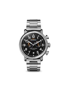 Shinola montre Runwell 2 Oeil Chrono 41 mm - Noir