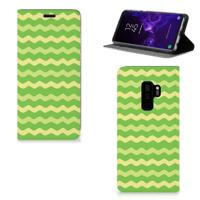 Samsung Galaxy S9 Plus | Hoesje met Magneet | Waves Green
