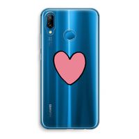 Hartje: Huawei P20 Lite Transparant Hoesje