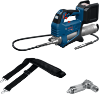 Bosch Blauw GFP 18V-10 Accuvetspuit | Solo | Incl. 90 Koppeling en Schouderband | Zonder Accu en Lader - 06019N6000