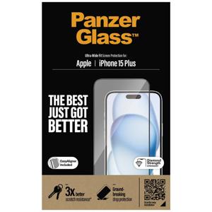 PanzerGlass Ultra-Wide Fit 2811 Screenprotector (glas) Apple iPhone 15 Plus 1 stuk(s)