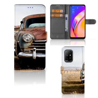 OPPO Reno5 Z | A94 5G | Telefoonhoesje met foto | Vintage Auto