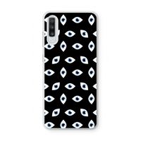 Eyes pattern: Samsung Galaxy A70 Transparant Hoesje
