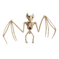 Horror decoratie skelet vleermuis 30 x 16 cm   -