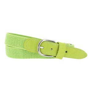 Oxxy elastische verstelbare riem glitter green Maat