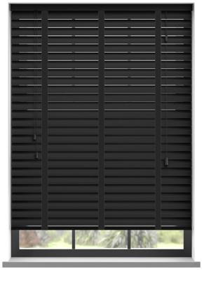 Aluminium jaloezie met ladderband - Carbon