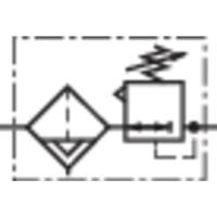 Norgren B07-201-M3KG Filterregelaar 1/4 Perslucht Operationele druk (max.) 10 bar - thumbnail