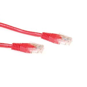 ACT IB3707 U/UTP CAT6A Patchkabel Rood - 7 meter