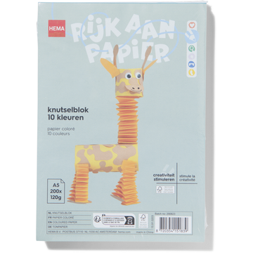 HEMA A5 Knutselblok 200 Vellen bij Jumbo