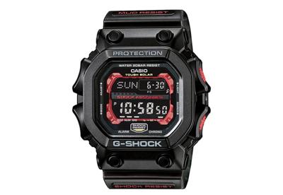 Horlogeband Casio Gx-56 / 10365763 Rubber Zwart 20mm