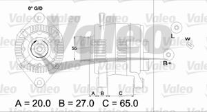 Valeo Alternator/Dynamo 437140