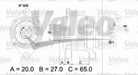 Valeo Alternator/Dynamo 437140