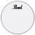 Pearl PTH-24CEQPL ProTone 24 inch bassdrumvel wit met logo